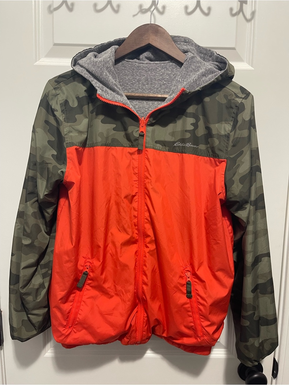 Eddie Bauer Reversible Hooded Jacket – Size XL (16)